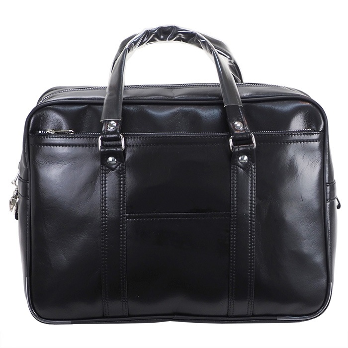 ボストンバッグ 仕事鞄 銀行ボストン 日本製 豊岡製鞄 メンズ B4 2室 銀行 黒 KBN10446 G-ガスト G-GUSTO