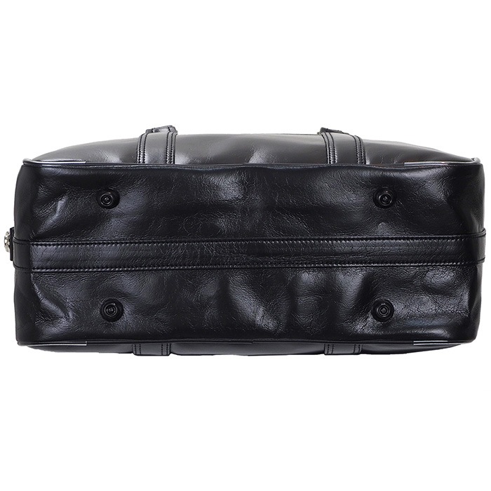 ボストンバッグ 仕事鞄 銀行ボストン 日本製 豊岡製鞄 メンズ B4 2室 銀行 黒 KBN10446 G-ガスト G-GUSTO