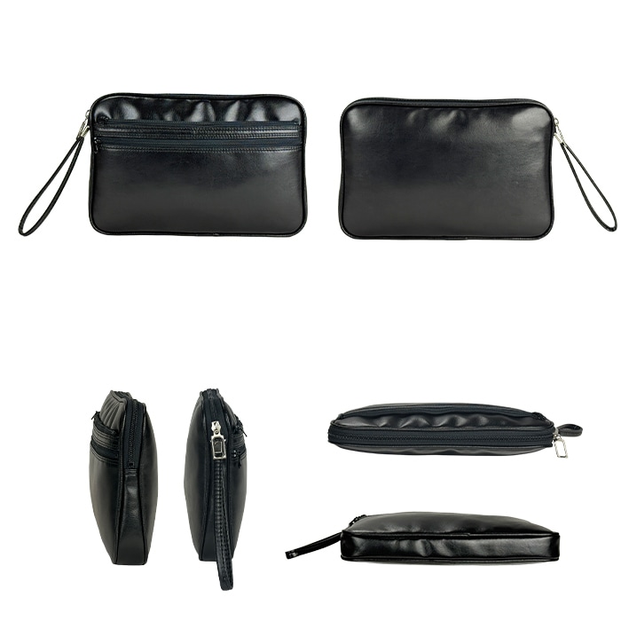 クラッチバッグ スピードケース 集金バッグ 日本製 豊岡製鞄 セカンドバッグ メンズ ビジネス A5ファイル対応 取っ手 黒 KBN25625 G-ガスト G-GUSTO