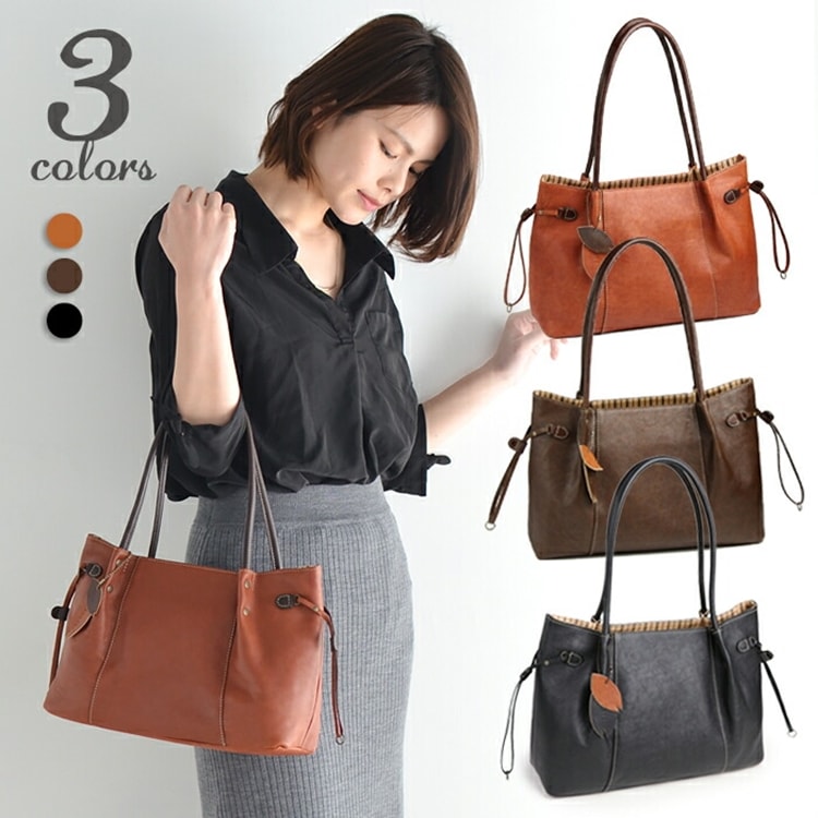 SACURA 日本製 アンティーク調 牛革 トートバッグ「NOVUS」