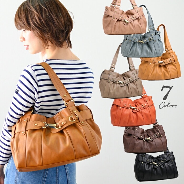 累計10,000個突破♪ ヴィンテージ風 ハンドバッグ ショルダーバッグ PRAGMA プラグマ