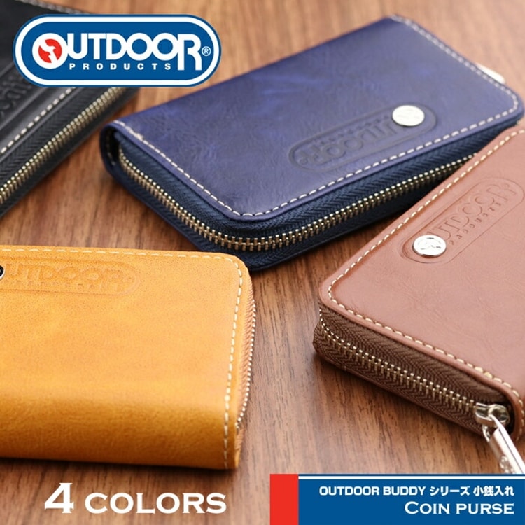 OUTDOOR PRODUCTS 「バディ」 ラウンドファスナー小銭入れ アウトドア プロダクツ