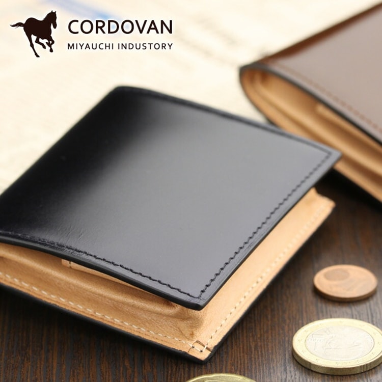 ABIES L.P. （アビエス） コードバン BOX型小銭入れ 