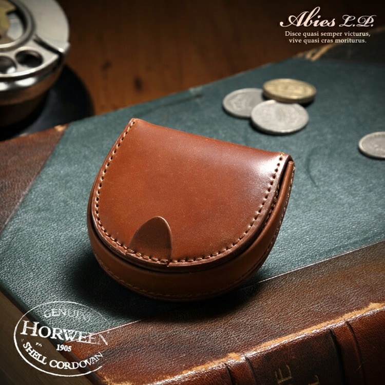 ABIES L.P. （アビエス） ホーウィン シェルコードバン 馬蹄型 小銭入れ
