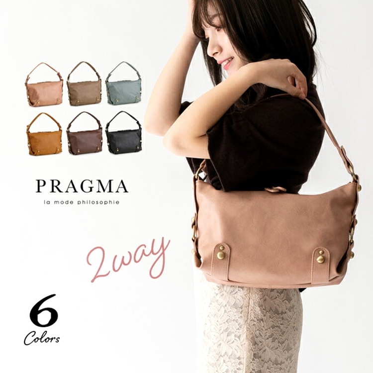 アンティーク調 2way ショルダーバッグ レディース PRAGMA プラグマ