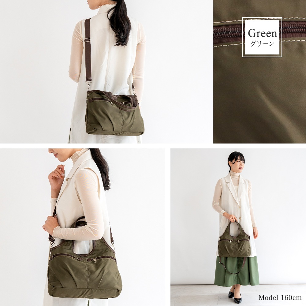 軽量 ナイロン 2WAY ショルダーバッグ トートバッグ「Visio」 PRAGMA プラグマ