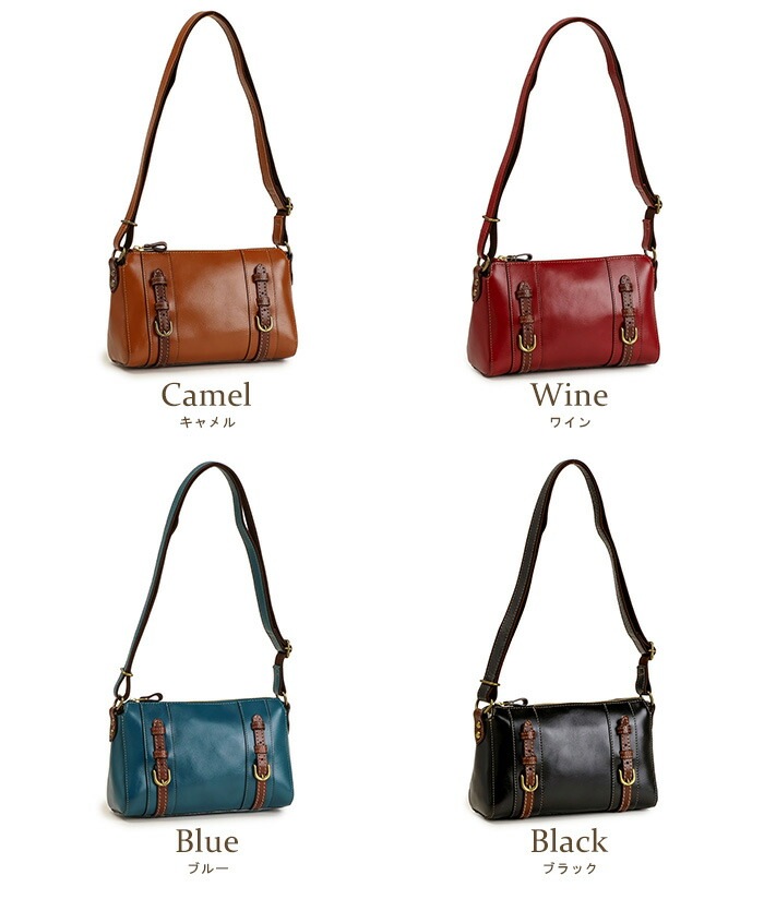 ショルダーバッグ 本革 日本製 レディース クラシック ミニ ショルダー シンプル ポシェット 定番 アンティーク 軽量 斜めがけ バッグ コンパクト 牛革 SACURA/サクラ