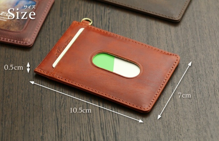 ABIES L.P.（アビエス）日本製 本革 単パスケース ヴィンテージワックスレザー 牛革