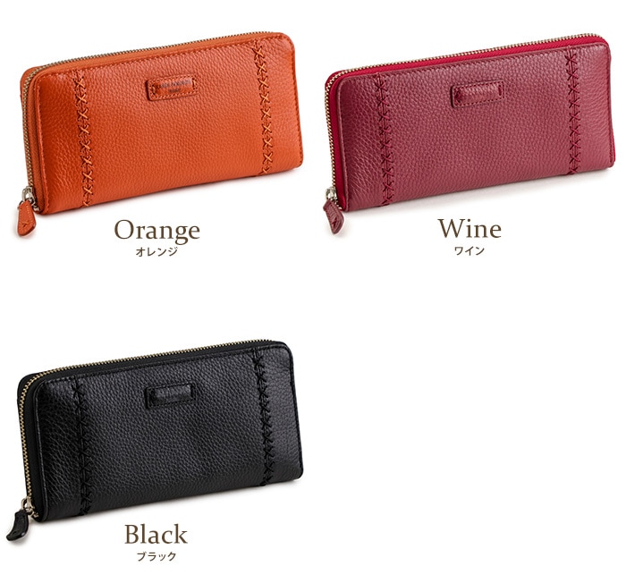 KANSAI YAMAMOTO（カンサイヤマモト） 牛革 ラウンドファスナー長財布