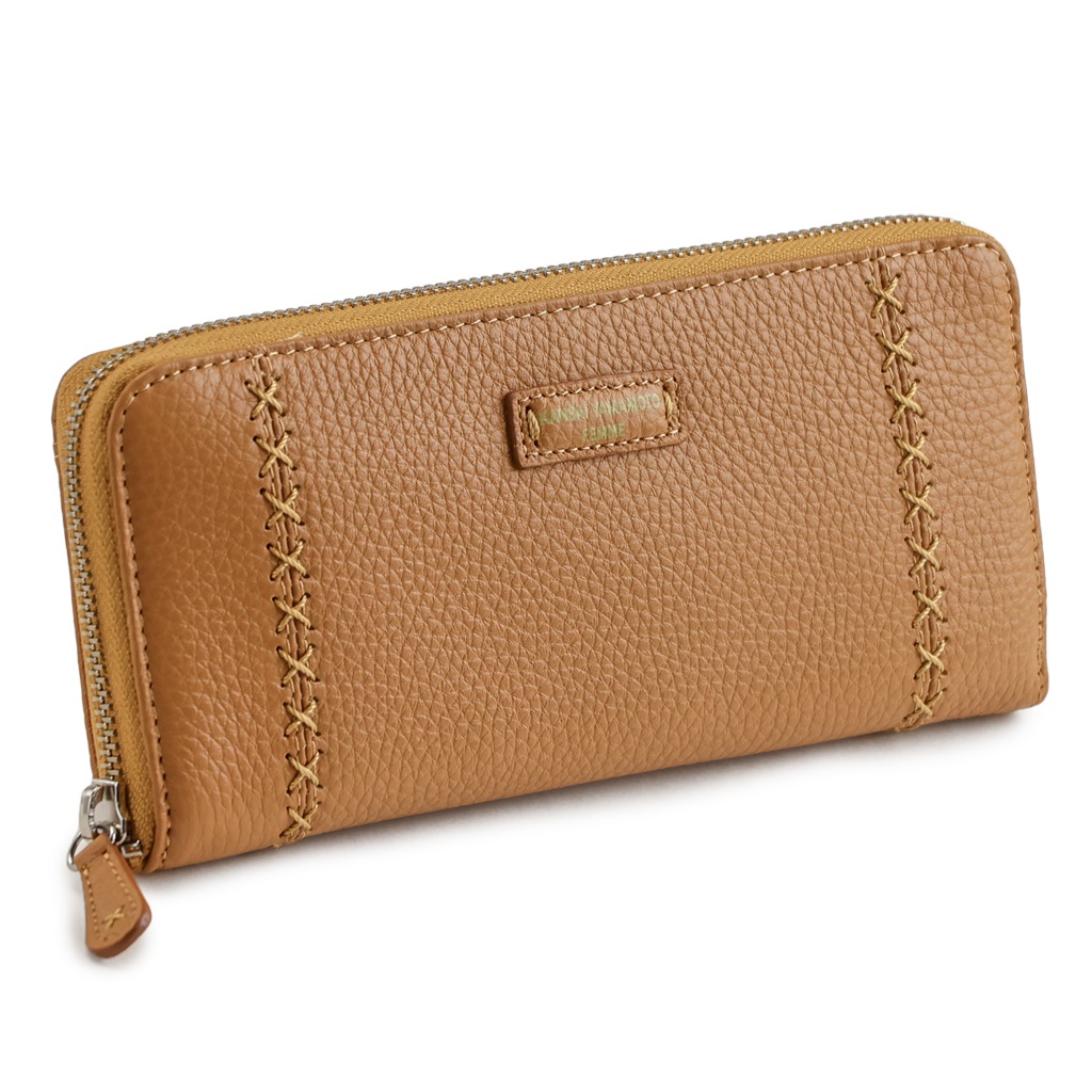 KANSAI YAMAMOTO（カンサイヤマモト） 牛革 ラウンドファスナー長財布 