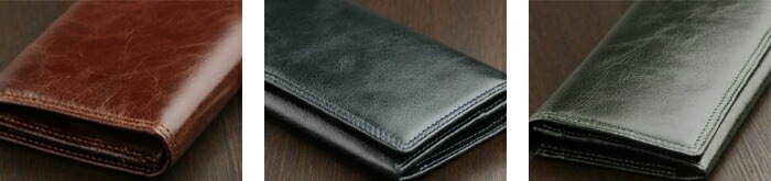 本革 長財布（小銭入れつき）ABIES L.P.（アビエス）プルアップレザー 牛革