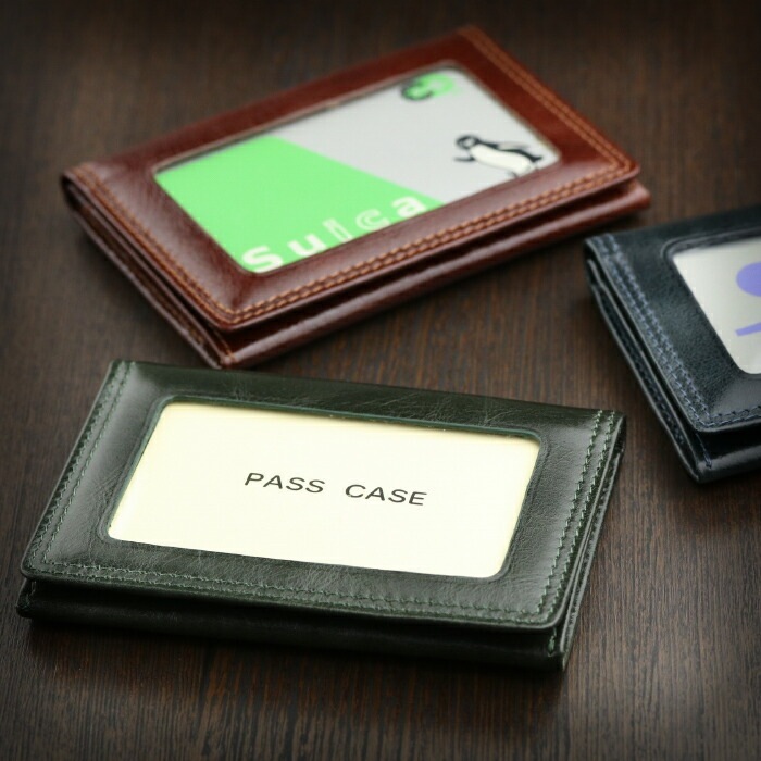 本革 パスケース ABIES L.P.（アビエス）免許証入れ プルアップレザー 牛革