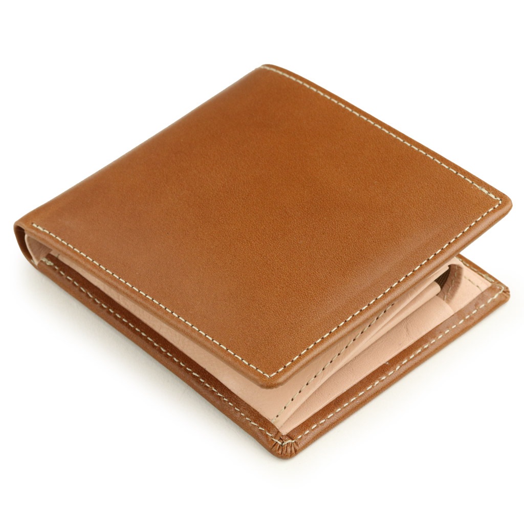 栃木レザー 二つ折り財布 日本製 ABIES L.P. （アビエス）