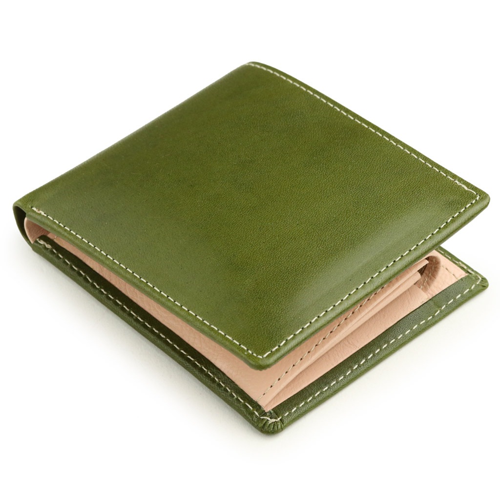 栃木レザー 二つ折り財布 日本製 ABIES L.P. （アビエス）