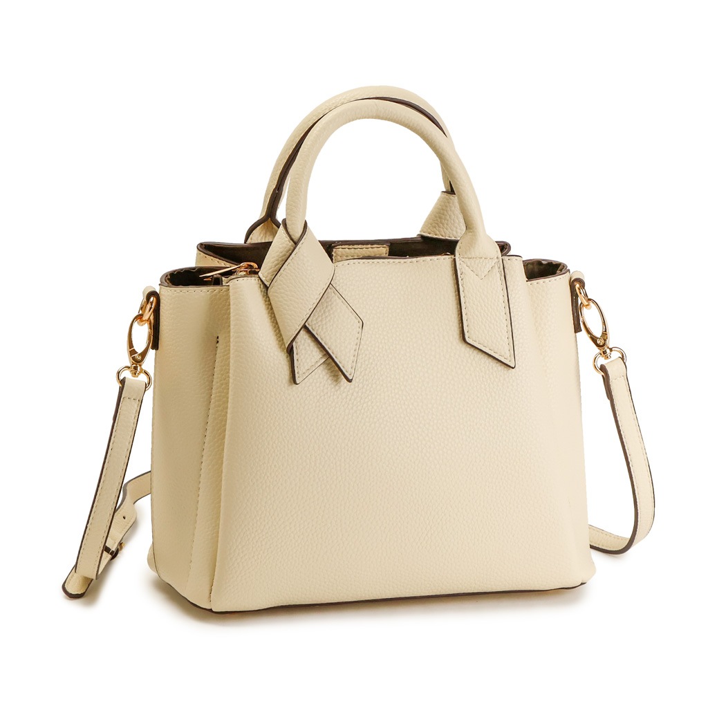 ショルダーバッグ レディース 斜めがけ 大人 軽量 2way トートバッグ きれいめ リボン 合皮 斜め掛け PRAGMA プラグマ