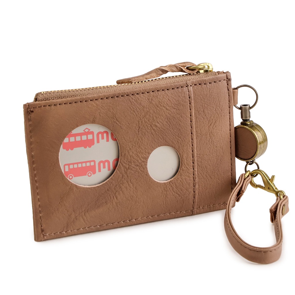 ARCOLO(アルコロ)本革 リール付き パスケース 日本製