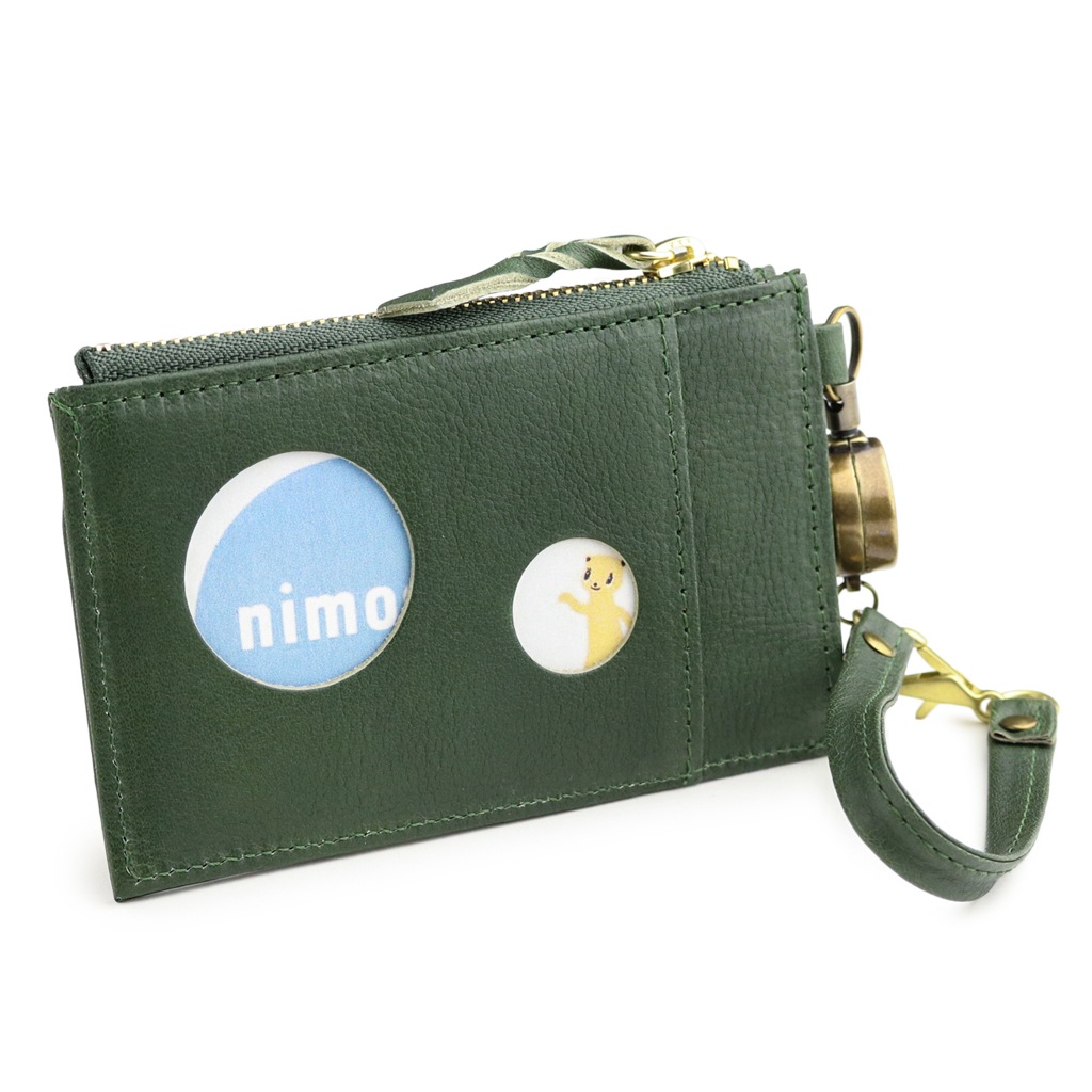 ARCOLO(アルコロ)本革 リール付き パスケース 日本製