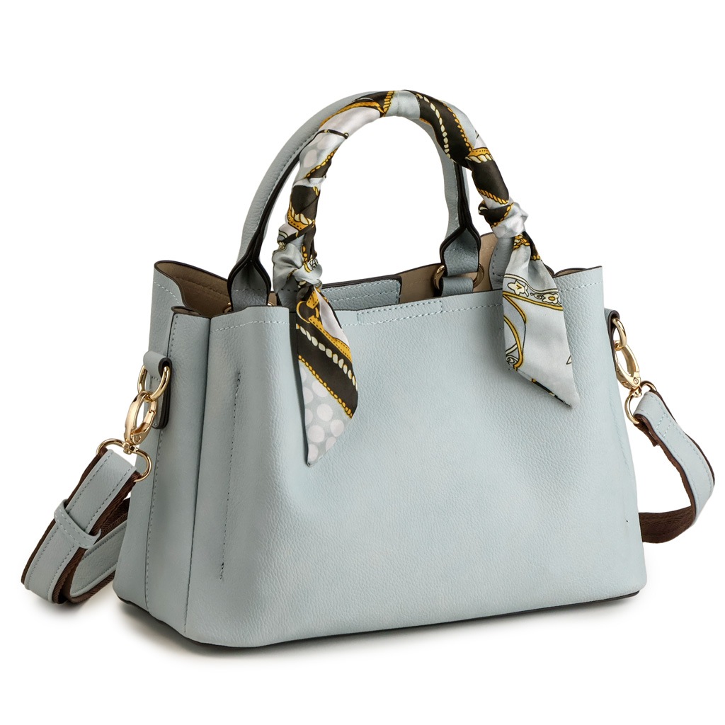 スカーフハンドル 2WAY ショルダーバッグ トートバッグ PRAGMA プラグマ