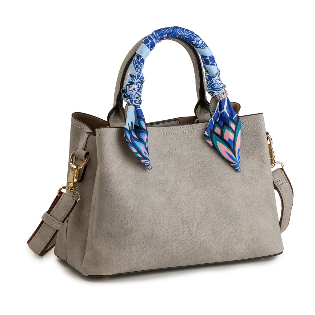 スカーフハンドル 2WAY ショルダーバッグ トートバッグ PRAGMA プラグマ