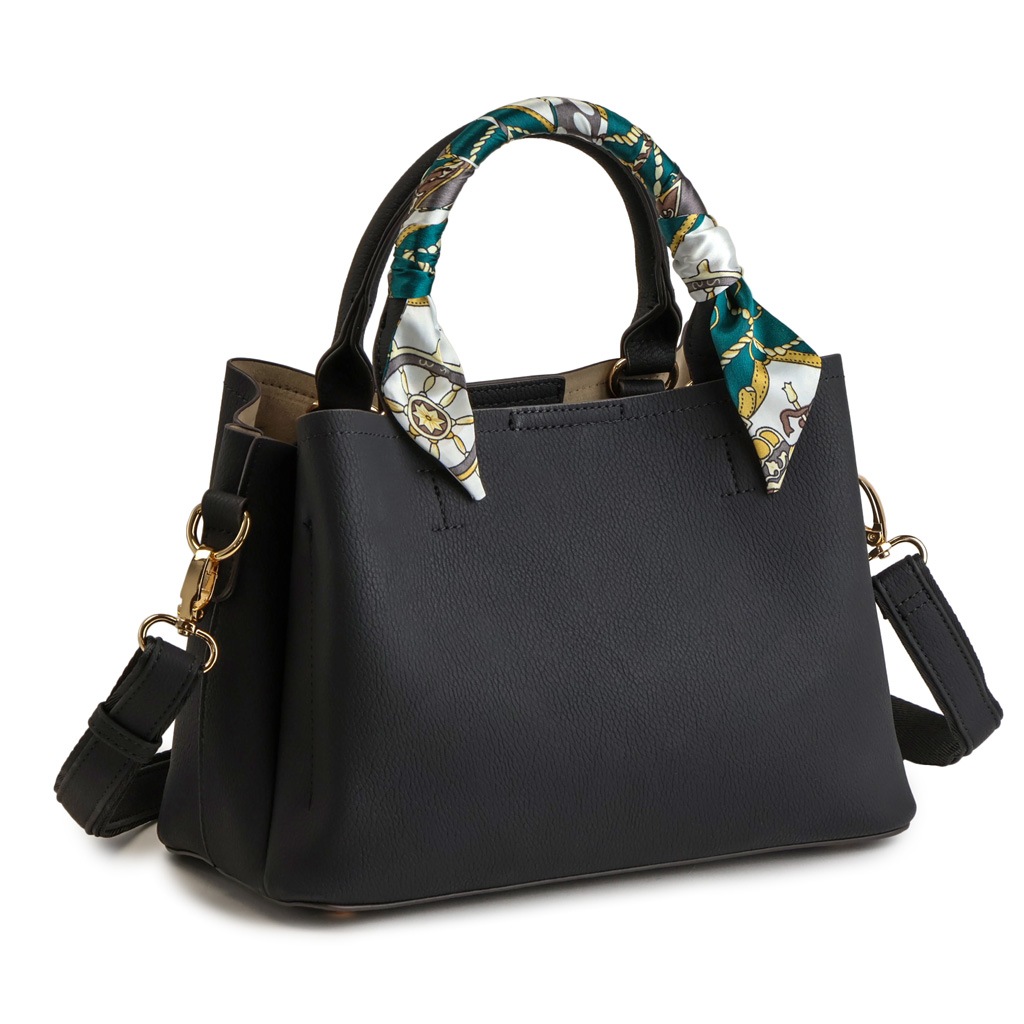 スカーフハンドル 2WAY ショルダーバッグ トートバッグ PRAGMA プラグマ