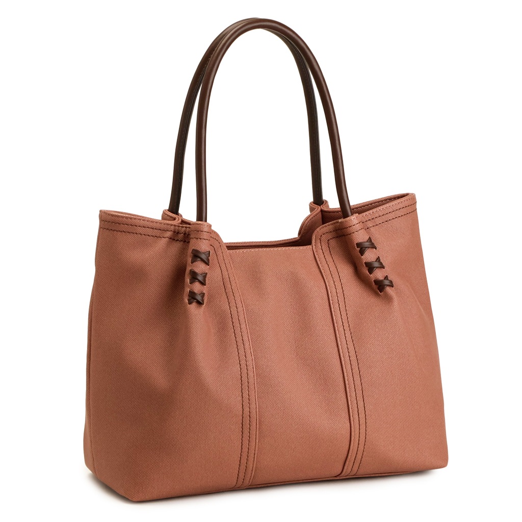 A4 レースアップ トートバッグ くすみカラー PUレザートート PRAGMA プラグマ