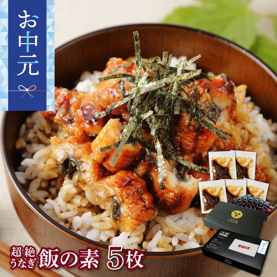 【お中元セット】愛知三河産　超絶うなぎ飯の素　5枚