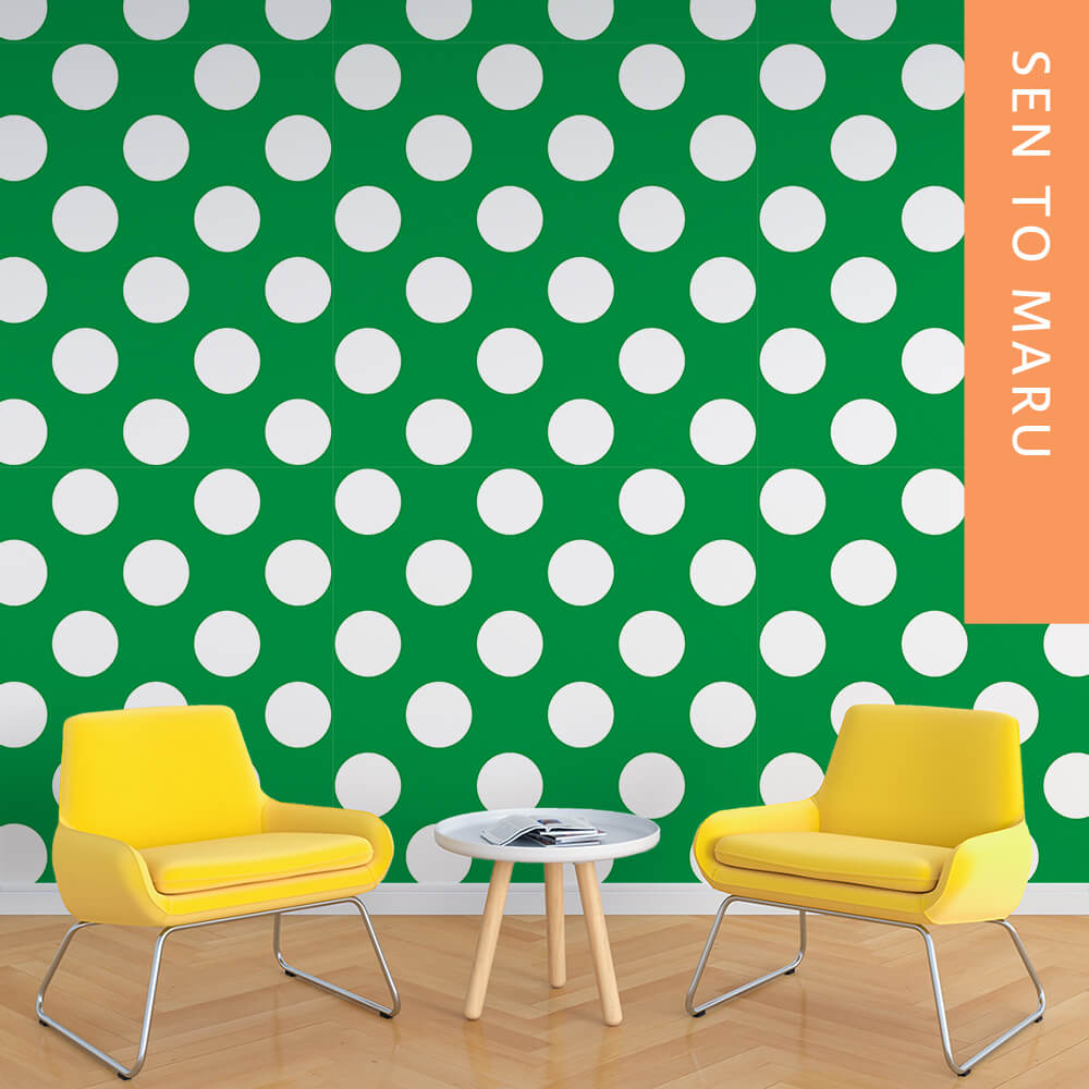 GraphicBaseオンラインショップ | 【1m単位 切り売り】壁紙 パターン マル コインドット（H-cd0063）