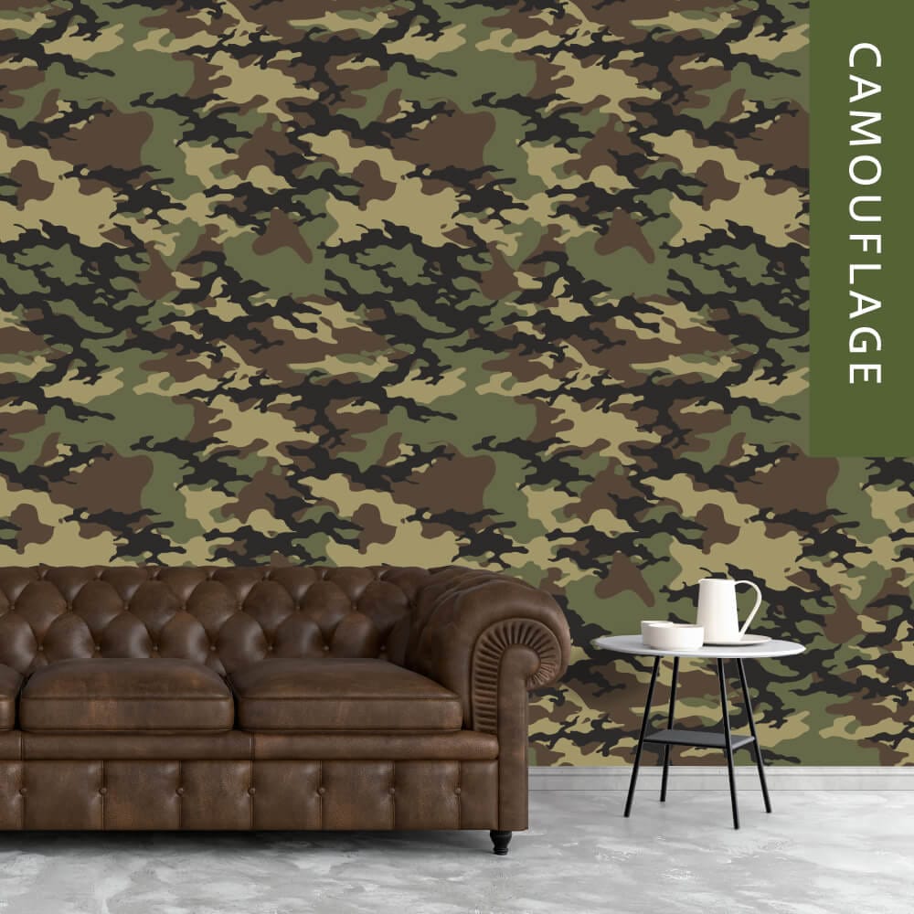 アートパネル 青茶迷彩模様 GraphicBaseオンラインショップ