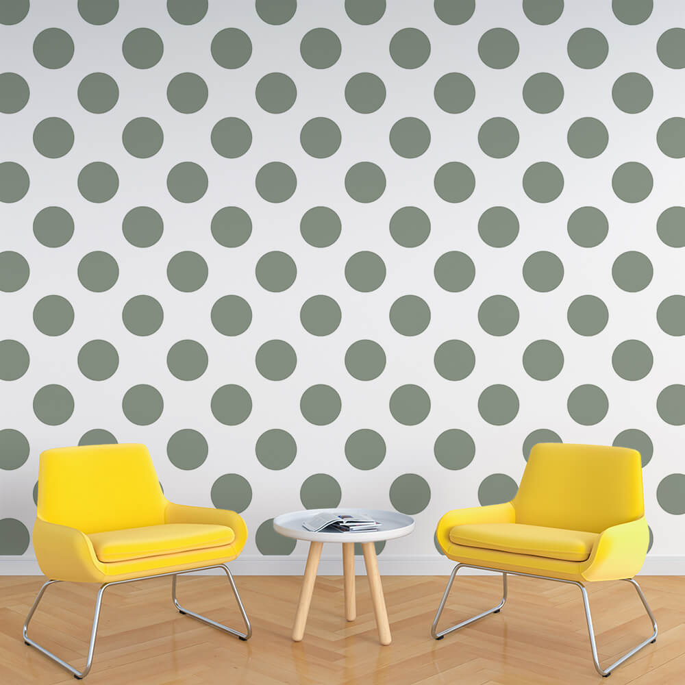 GraphicBaseオンラインショップ | 【1m単位 切り売り】壁紙 パターン マル コインドット（H-cd0082）