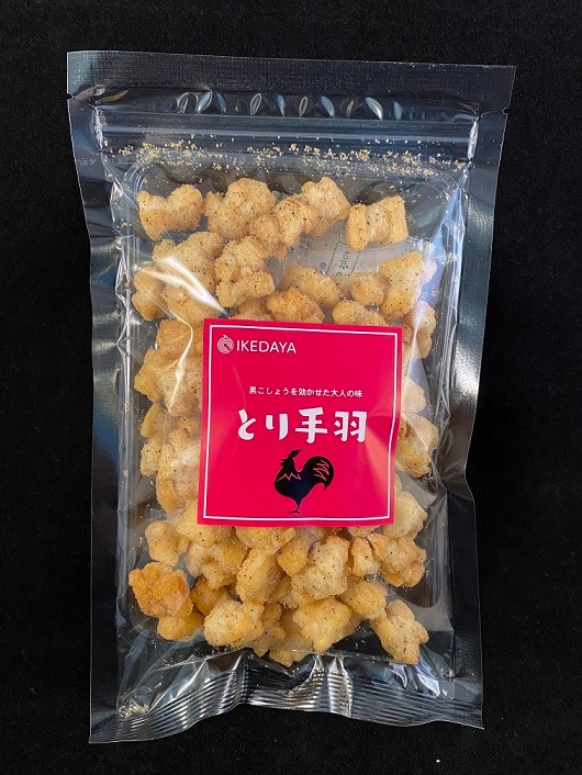 揚げ餅】 とり手羽揚げ餅 | 揚げもち 商品 | | 歌舞伎あられ池田屋