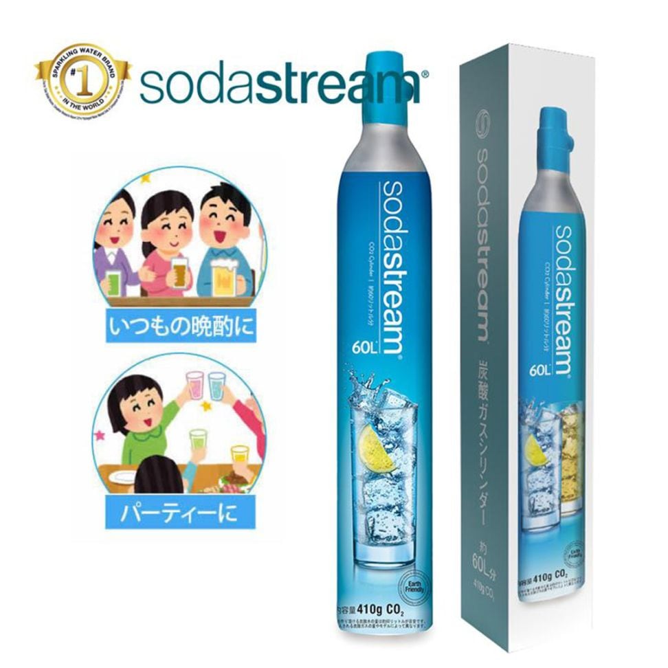 ソーダストリーム ガスシリンダー 予備用 60L【正規販売店】炭酸水メーカー sodastream SSG0101