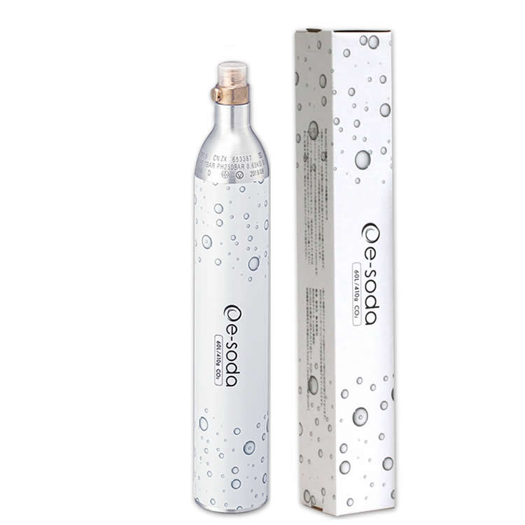 e-soda ガスシリンダー TKS-001 販売用（1本/60L 410g）/ 新規購入用