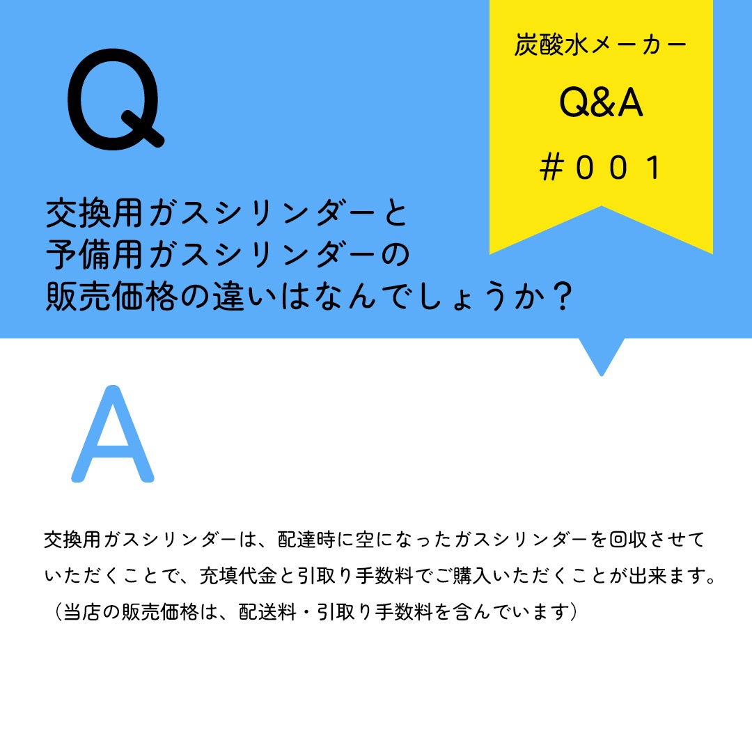 e-soda ドリンク ガスシリンダー 交換用（1本/60L 410g）【送料無料・回収手数料込み】