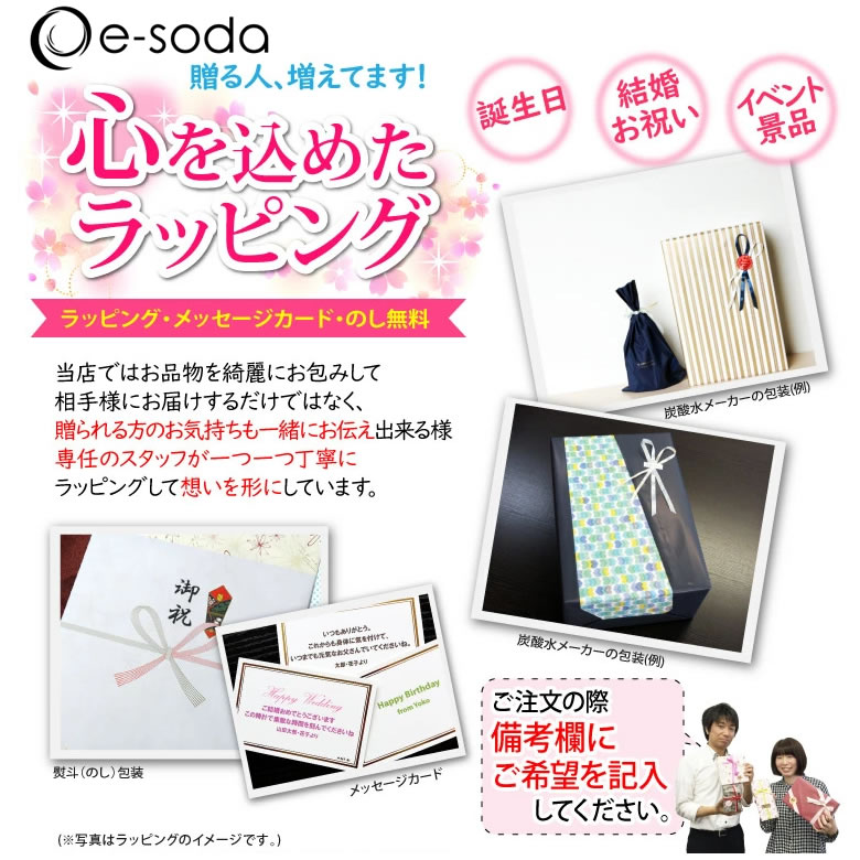 e-soda ドリンク ブロンズ メッキカラー「本体・800mlボトル・イン