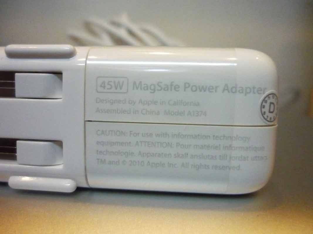 45W Magsafe ACアダプタ