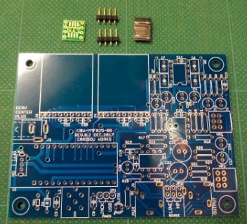 YMF825Boardステレオ化基板(基板＋ヘッドフォンアンプIC付