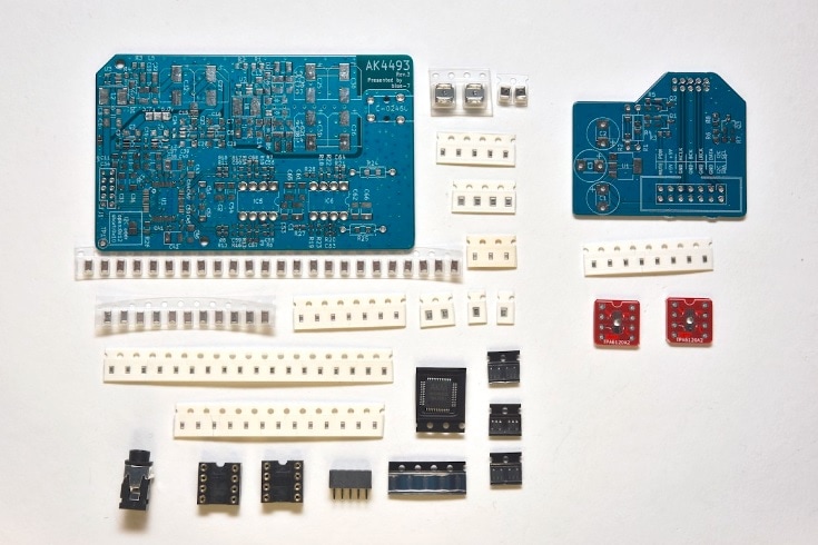 AK4493換装ボード for ZiShanDSD 【キット版】