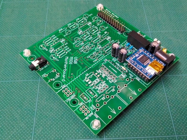 【受注生産】USB MIDI Motherboard 【最小構成・完成品】
