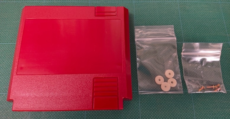 FCカセット基板用でかカセットケース【レッド】