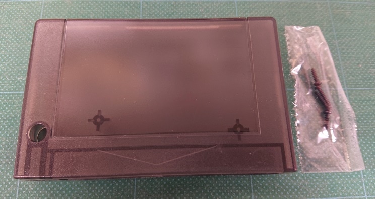 RGR製 Transparent Cartridge Shell for MSX Konami-style 【半透明黒】