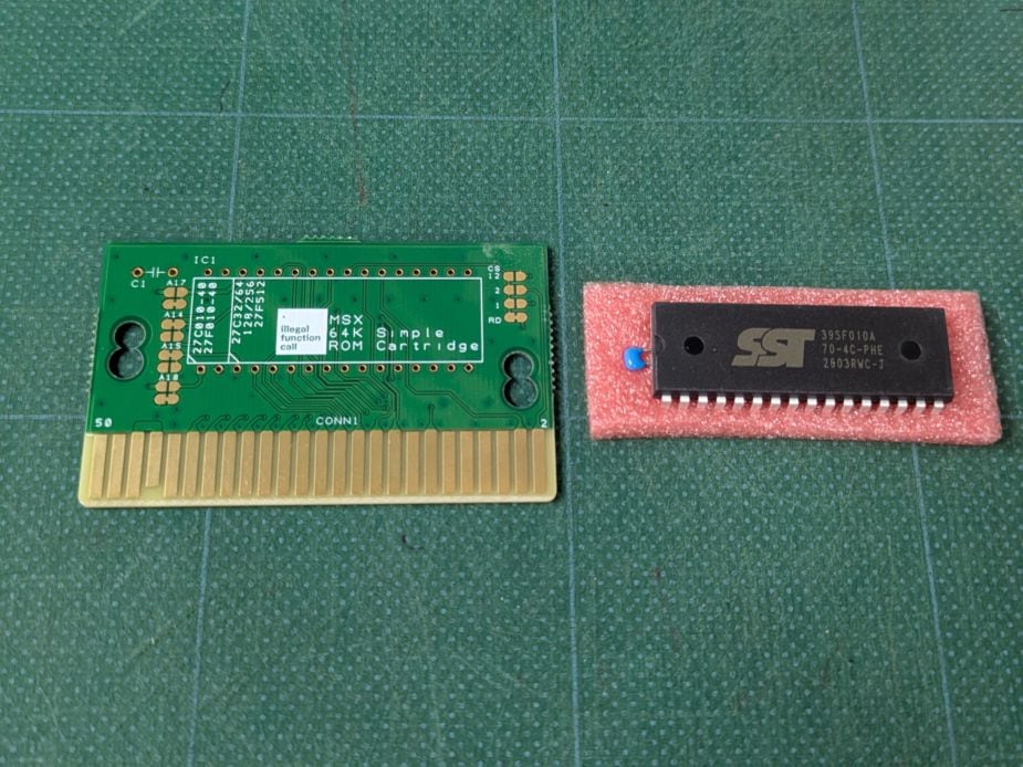 【金メッキ仕様】64K Simple ROM Cartridge【キット】