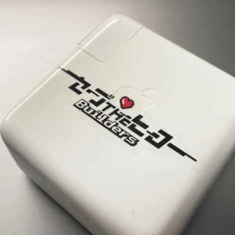 Save the Hero Builders logo sticker 【ブラック】