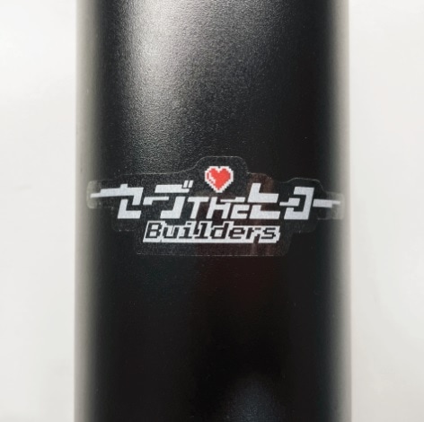 Save the Hero Builders logo sticker【ホワイト】