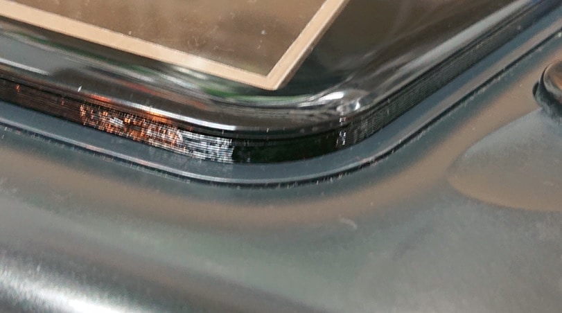 GGLCD用「IPS液晶ツライチ固定フレーム(1ASIC/2ASIC共用バージョン)」【ブラック】