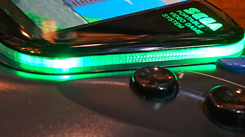 GGLCD用「IPS液晶ツライチ固定フレーム（1ASIC/2ASIC共用バージョン）」【クリア】