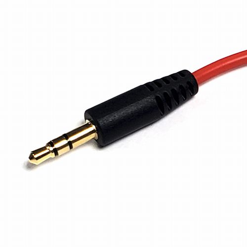 3.5mm 3極ステレオケーブル オス-オス 約10cm （0965）