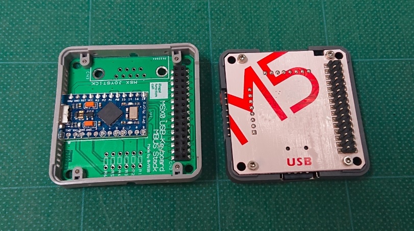 MSX0 USB-Keyboard MBUS Stack (6.5mm)【完成品/M5 USB HOST Module付】