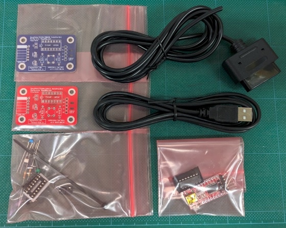 転送君Jr. 電子工作キット 【再販記念カラー基板2枚封入！】【赤青2枚封入】