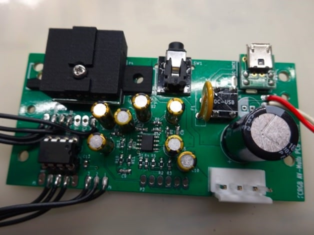 赤白FC用 FCRGB基板【AVマルチ出力】（Rev.02）(キット)