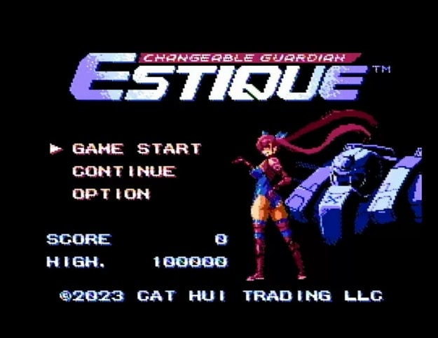 Changeable Guardian ESTIQUE（NES/NES互換機用カセット）